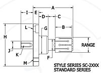 Expanding Mandrels Collet Assembly Drawing: Standard Series